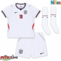 Camiseta Inglaterra Ollie Watkins #19 Primera Equipación para niños Mundial 2026 manga corta (+ pantalones cortos)